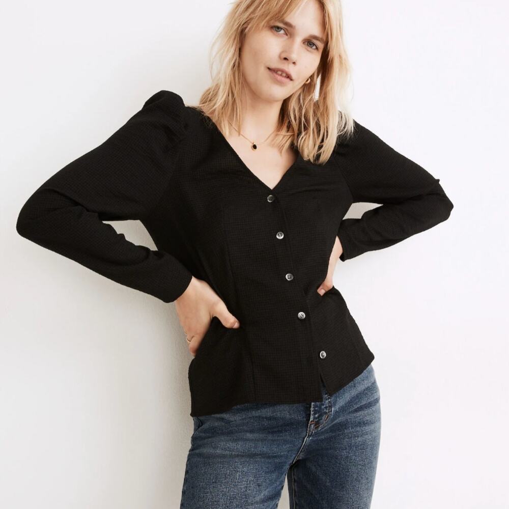NWOT Madewell Westover Black Top Size 4